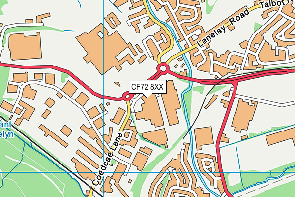 CF72 8XX map - OS VectorMap District (Ordnance Survey) CF72 8XX map - OS VectorMap District (Ordnance Survey)