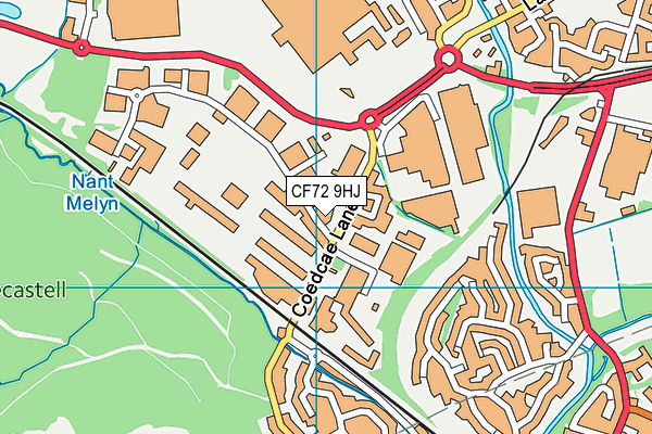 CF72 9HJ map - OS VectorMap District (Ordnance Survey) CF72 9HJ map - OS VectorMap District (Ordnance Survey)