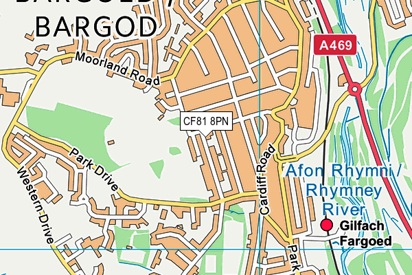 CF81 8PN map - OS VectorMap District (Ordnance Survey) CF81 8PN map - OS VectorMap District (Ordnance Survey)