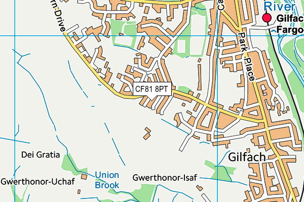 CF81 8PT map - OS VectorMap District (Ordnance Survey) CF81 8PT map - OS VectorMap District (Ordnance Survey)