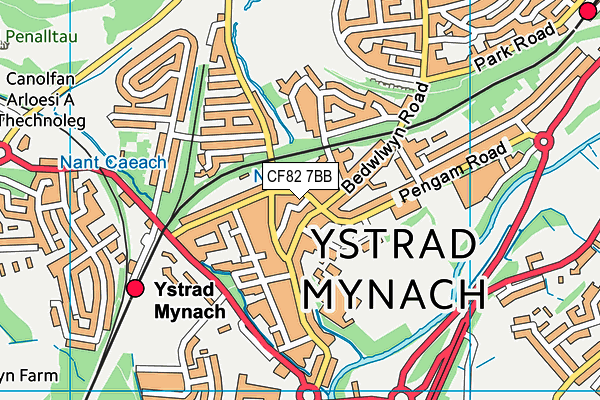 CF82 7BB map - OS VectorMap District (Ordnance Survey) CF82 7BB map - OS VectorMap District (Ordnance Survey)