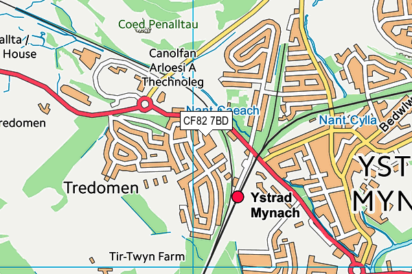 CF82 7BD map - OS VectorMap District (Ordnance Survey) CF82 7BD map - OS VectorMap District (Ordnance Survey)