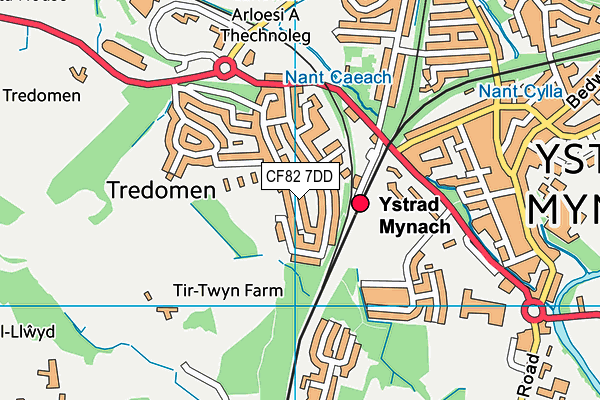 CF82 7DD map - OS VectorMap District (Ordnance Survey) CF82 7DD map - OS VectorMap District (Ordnance Survey)