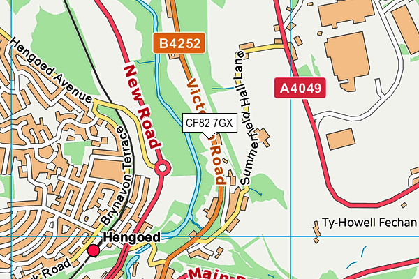 CF82 7GX map - OS VectorMap District (Ordnance Survey) CF82 7GX map - OS VectorMap District (Ordnance Survey)
