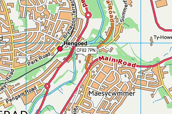 CF82 7PN map - OS VectorMap District (Ordnance Survey) CF82 7PN map - OS VectorMap District (Ordnance Survey)