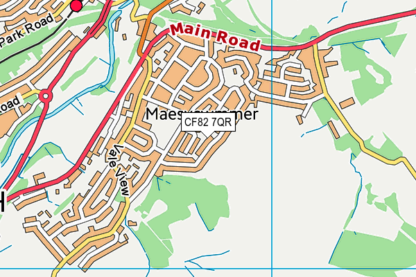 CF82 7QR map - OS VectorMap District (Ordnance Survey) CF82 7QR map - OS VectorMap District (Ordnance Survey)