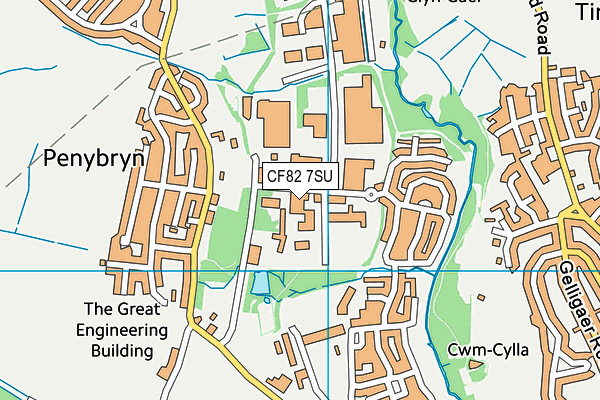 CF82 7SU map - OS VectorMap District (Ordnance Survey) CF82 7SU map - OS VectorMap District (Ordnance Survey)
