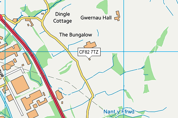 CF82 7TZ map - OS VectorMap District (Ordnance Survey) CF82 7TZ map - OS VectorMap District (Ordnance Survey)