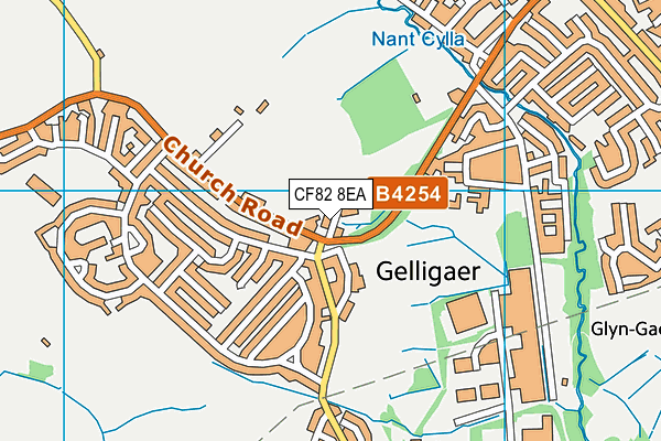 CF82 8EA map - OS VectorMap District (Ordnance Survey) CF82 8EA map - OS VectorMap District (Ordnance Survey)