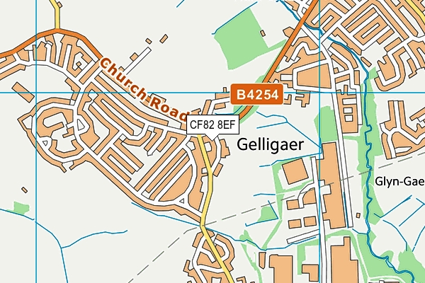 CF82 8EF map - OS VectorMap District (Ordnance Survey) CF82 8EF map - OS VectorMap District (Ordnance Survey)