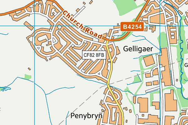 CF82 8FB map - OS VectorMap District (Ordnance Survey) CF82 8FB map - OS VectorMap District (Ordnance Survey)