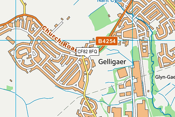 CF82 8FQ map - OS VectorMap District (Ordnance Survey) CF82 8FQ map - OS VectorMap District (Ordnance Survey)