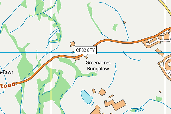 CF82 8FY map - OS VectorMap District (Ordnance Survey) CF82 8FY map - OS VectorMap District (Ordnance Survey)