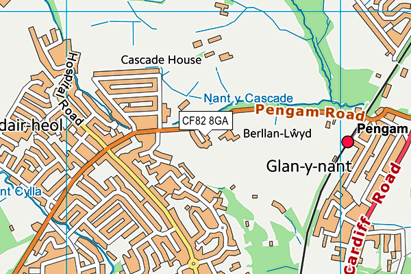 CF82 8GA map - OS VectorMap District (Ordnance Survey) CF82 8GA map - OS VectorMap District (Ordnance Survey)