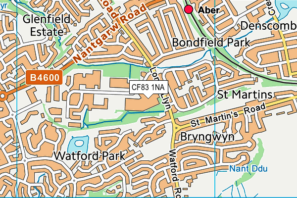 CF83 1NA map - OS VectorMap District (Ordnance Survey) CF83 1NA map - OS VectorMap District (Ordnance Survey)