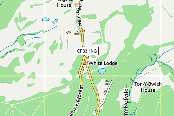 CF83 1NG map - OS VectorMap District (Ordnance Survey) CF83 1NG map - OS VectorMap District (Ordnance Survey)