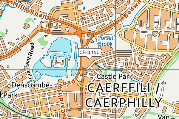 CF83 1NU map - OS VectorMap District (Ordnance Survey) CF83 1NU map - OS VectorMap District (Ordnance Survey)