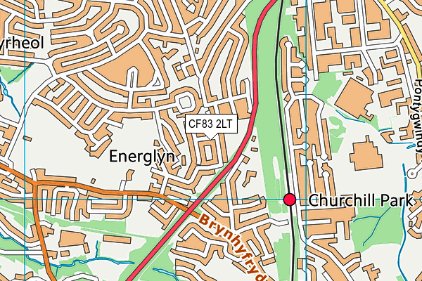 CF83 2LT map - OS VectorMap District (Ordnance Survey) CF83 2LT map - OS VectorMap District (Ordnance Survey)