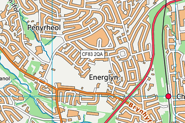 CF83 2QA map - OS VectorMap District (Ordnance Survey) CF83 2QA map - OS VectorMap District (Ordnance Survey)
