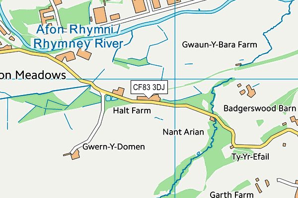 CF83 3DJ map - OS VectorMap District (Ordnance Survey) CF83 3DJ map - OS VectorMap District (Ordnance Survey)