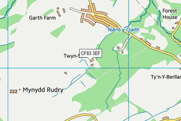 CF83 3EF map - OS VectorMap District (Ordnance Survey) CF83 3EF map - OS VectorMap District (Ordnance Survey)
