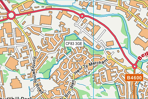 CF83 3GE map - OS VectorMap District (Ordnance Survey) CF83 3GE map - OS VectorMap District (Ordnance Survey)