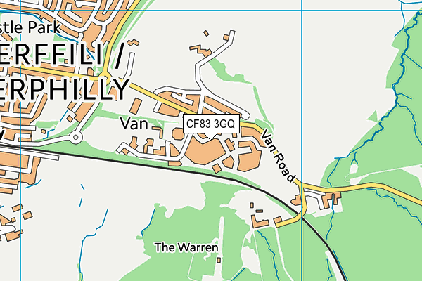 CF83 3GQ map - OS VectorMap District (Ordnance Survey) CF83 3GQ map - OS VectorMap District (Ordnance Survey)