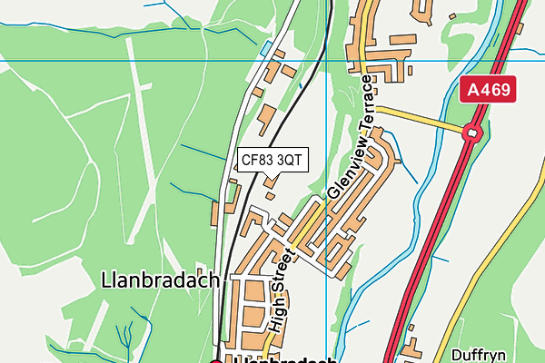 CF83 3QT map - OS VectorMap District (Ordnance Survey) CF83 3QT map - OS VectorMap District (Ordnance Survey)
