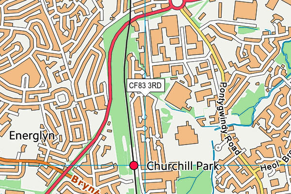 CF83 3RD map - OS VectorMap District (Ordnance Survey) CF83 3RD map - OS VectorMap District (Ordnance Survey)