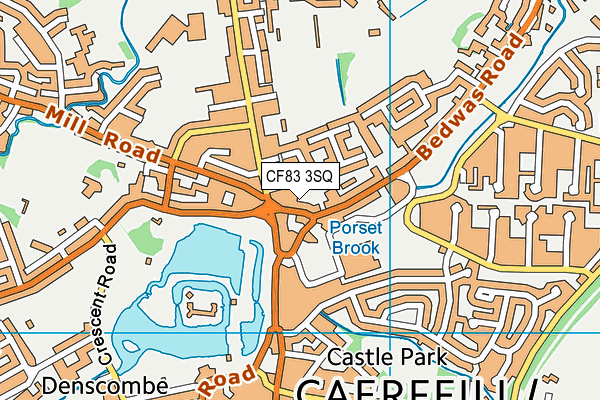 CF83 3SQ map - OS VectorMap District (Ordnance Survey) CF83 3SQ map - OS VectorMap District (Ordnance Survey)