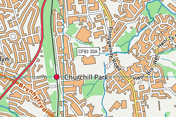 CF83 3SX map - OS VectorMap District (Ordnance Survey) CF83 3SX map - OS VectorMap District (Ordnance Survey)