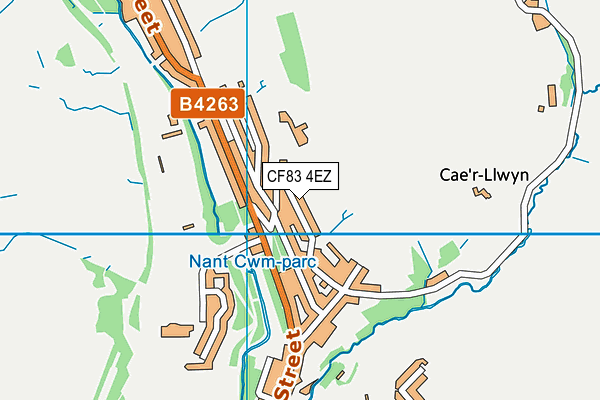 CF83 4EZ map - OS VectorMap District (Ordnance Survey) CF83 4EZ map - OS VectorMap District (Ordnance Survey)
