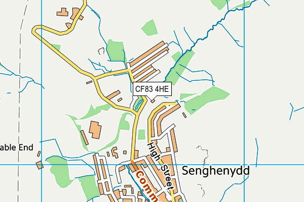 CF83 4HE map - OS VectorMap District (Ordnance Survey) CF83 4HE map - OS VectorMap District (Ordnance Survey)