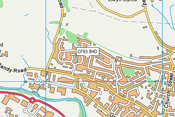 CF83 8HD map - OS VectorMap District (Ordnance Survey) CF83 8HD map - OS VectorMap District (Ordnance Survey)