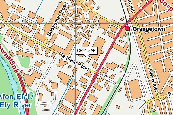 CF91 5AE map - OS VectorMap District (Ordnance Survey) CF91 5AE map - OS VectorMap District (Ordnance Survey)