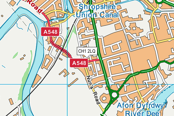 CH1 2LQ map - OS VectorMap District (Ordnance Survey) CH1 2LQ map - OS VectorMap District (Ordnance Survey)