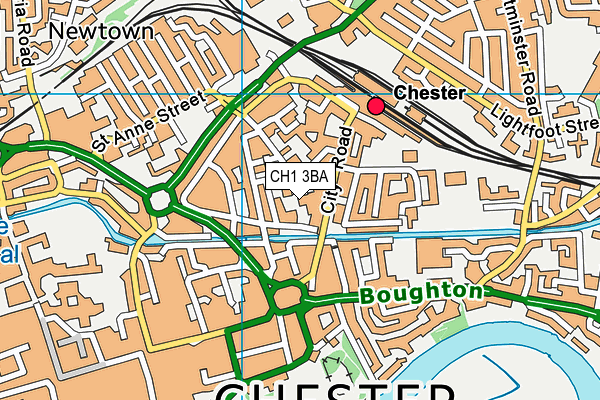 CH1 3BA map - OS VectorMap District (Ordnance Survey) CH1 3BA map - OS VectorMap District (Ordnance Survey)