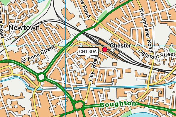 CH1 3DA map - OS VectorMap District (Ordnance Survey) CH1 3DA map - OS VectorMap District (Ordnance Survey)