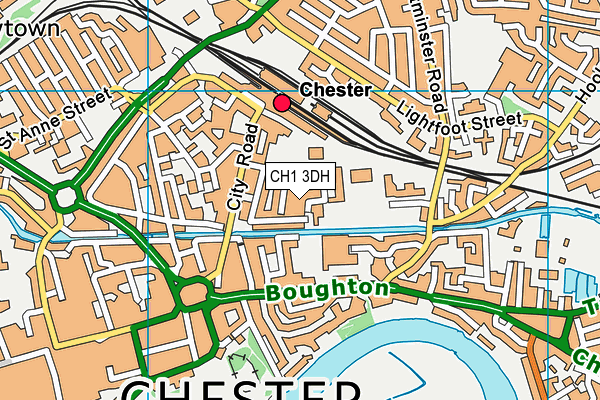 CH1 3DH map - OS VectorMap District (Ordnance Survey) CH1 3DH map - OS VectorMap District (Ordnance Survey)