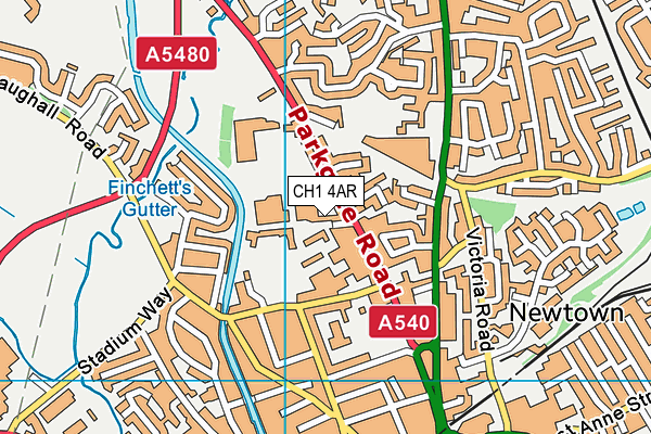 CH1 4AR map - OS VectorMap District (Ordnance Survey) CH1 4AR map - OS VectorMap District (Ordnance Survey)