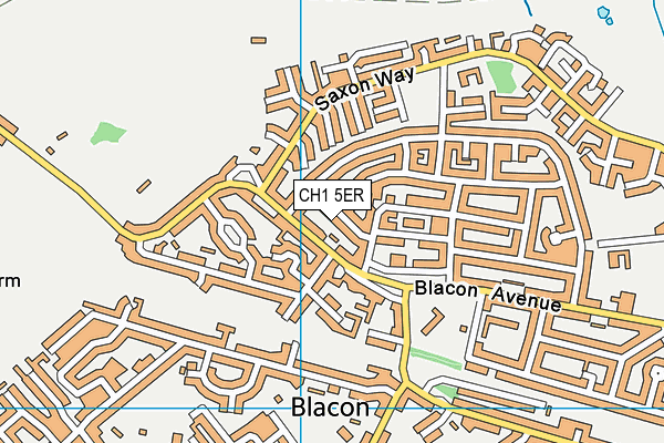 CH1 5ER map - OS VectorMap District (Ordnance Survey) CH1 5ER map - OS VectorMap District (Ordnance Survey)