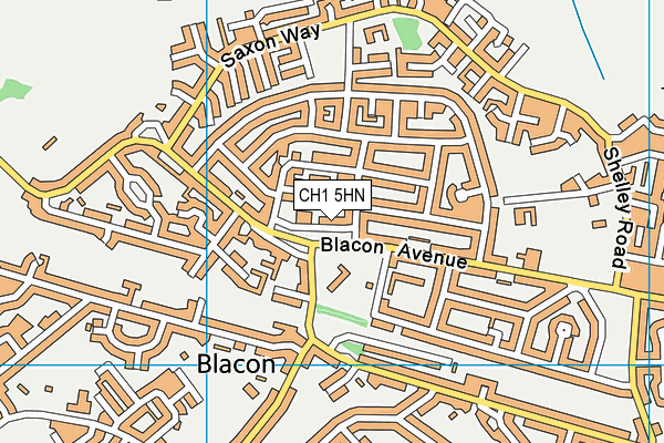 CH1 5HN map - OS VectorMap District (Ordnance Survey) CH1 5HN map - OS VectorMap District (Ordnance Survey)