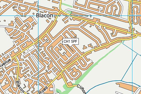 CH1 5PF map - OS VectorMap District (Ordnance Survey) CH1 5PF map - OS VectorMap District (Ordnance Survey)