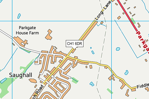 CH1 6DR map - OS VectorMap District (Ordnance Survey) CH1 6DR map - OS VectorMap District (Ordnance Survey)