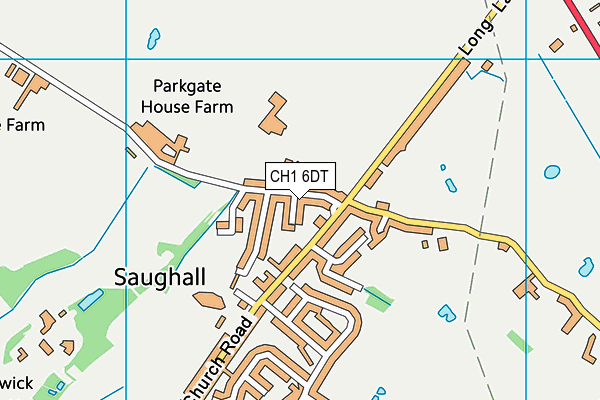 CH1 6DT map - OS VectorMap District (Ordnance Survey)