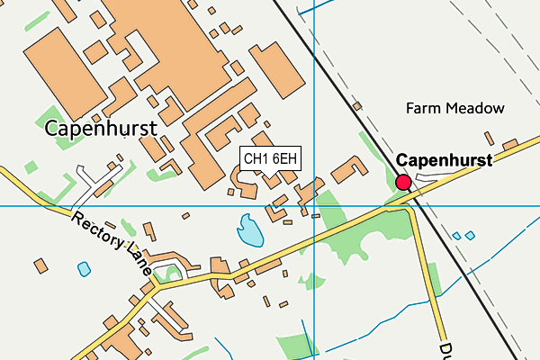 CH1 6EH map - OS VectorMap District (Ordnance Survey) CH1 6EH map - OS VectorMap District (Ordnance Survey)