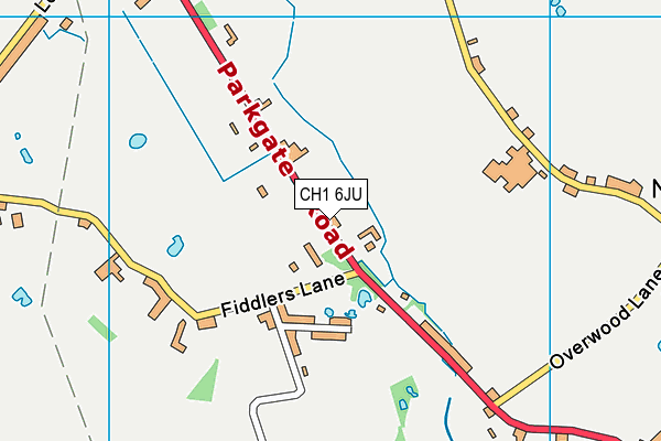 CH1 6JU map - OS VectorMap District (Ordnance Survey)