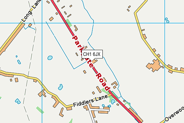 CH1 6JX map - OS VectorMap District (Ordnance Survey)