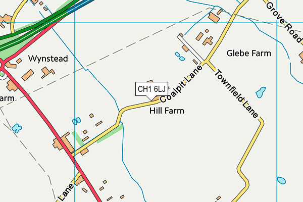 CH1 6LJ map - OS VectorMap District (Ordnance Survey)