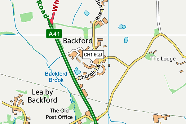 CH1 6QJ map - OS VectorMap District (Ordnance Survey) CH1 6QJ map - OS VectorMap District (Ordnance Survey)